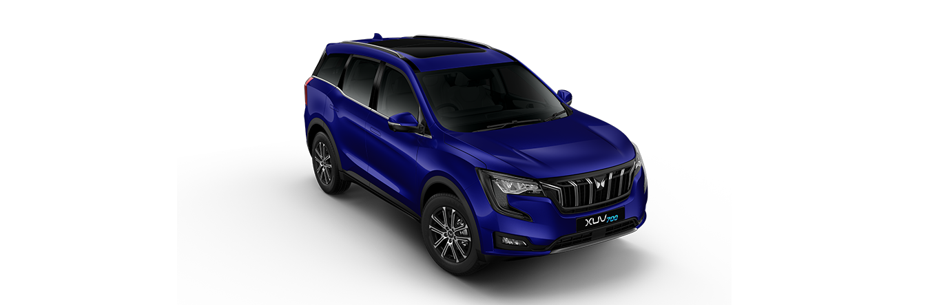 XUV 700 ElectricBlue mahindra car in ranchi