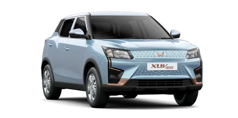 XUV400_varient_W4_Arctic Blue Mahindra car in ranchi